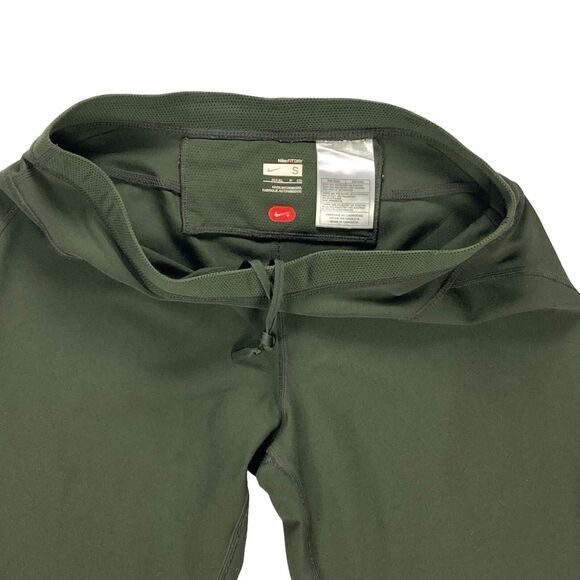 Nike Dry Fit Straight Leg Track Pants S Green Flexible Athletic Comfortable Yoga - Picture 12 of 14